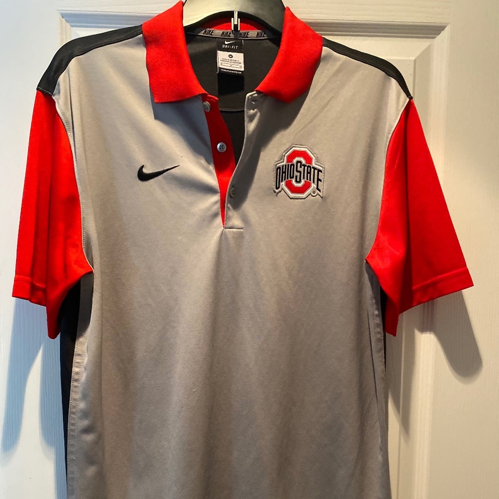 Nike Ohio State Buckeye polo shirt